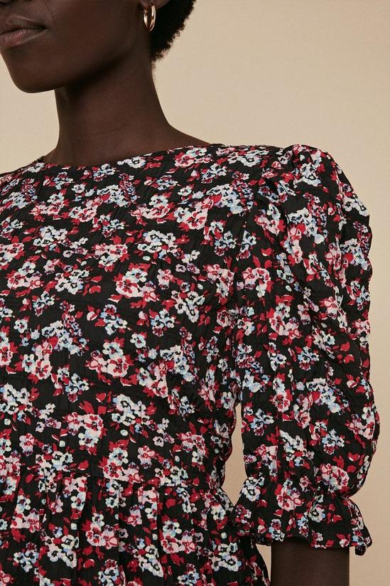 Oasis Floral Print Puff Sleeve Top 4