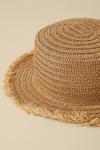 Oasis Frayed Straw Trilby thumbnail 2