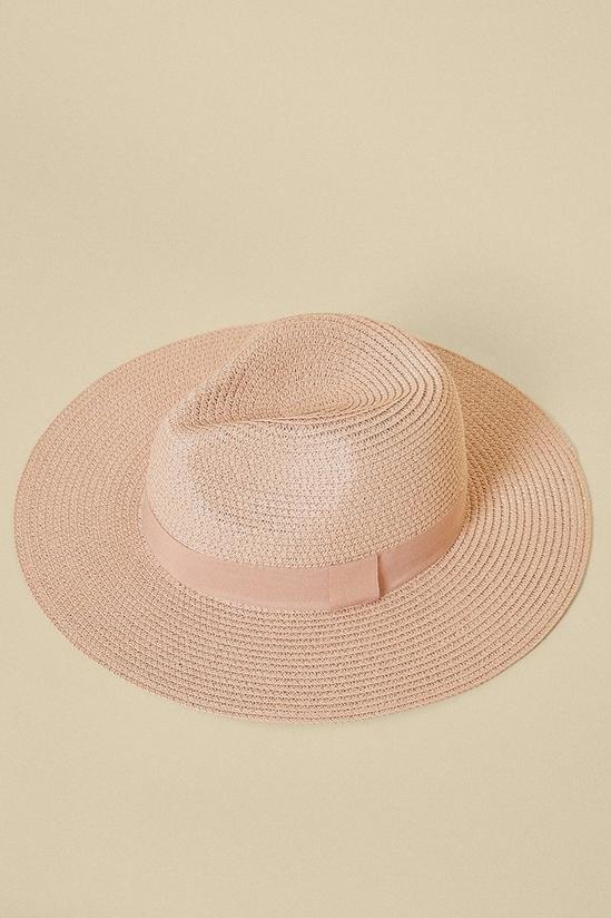 Oasis Belted Straw Fedora 2