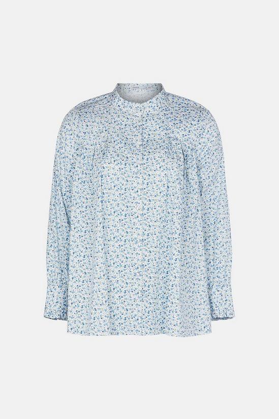 Oasis Printed Pleat Front Shirt 5