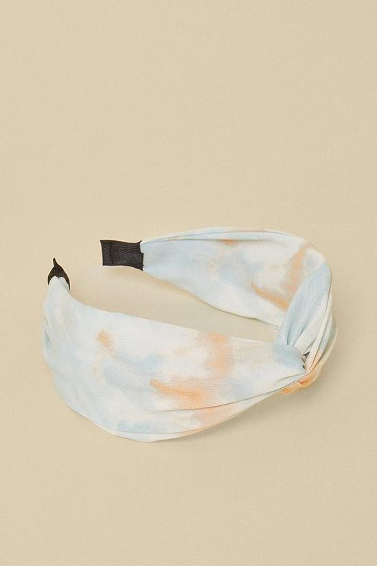 Oasis Tie Dye Print Knot Headband 1