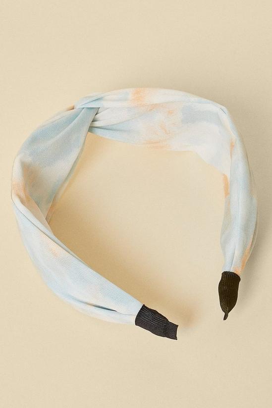 Oasis Tie Dye Print Knot Headband 2
