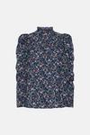 Oasis Floral Puff Sleeve Blouse thumbnail 5