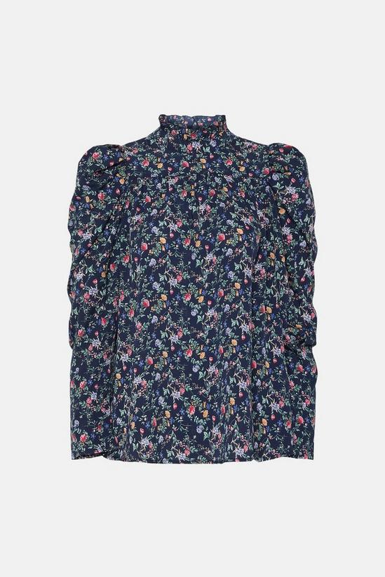 Oasis Floral Puff Sleeve Blouse 5