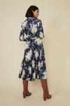 Oasis Large Floral Pleated Shirt Dress thumbnail 3