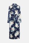Oasis Large Floral Pleated Shirt Dress thumbnail 5