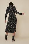 Oasis Floral Pleated Shirt Dress thumbnail 3