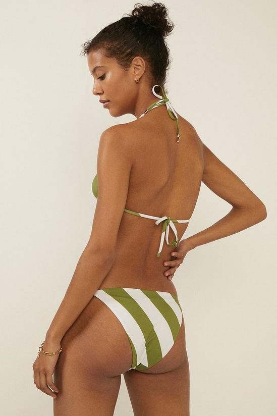Oasis Diagonal Stripe Tie Side Bikini Bottom 3