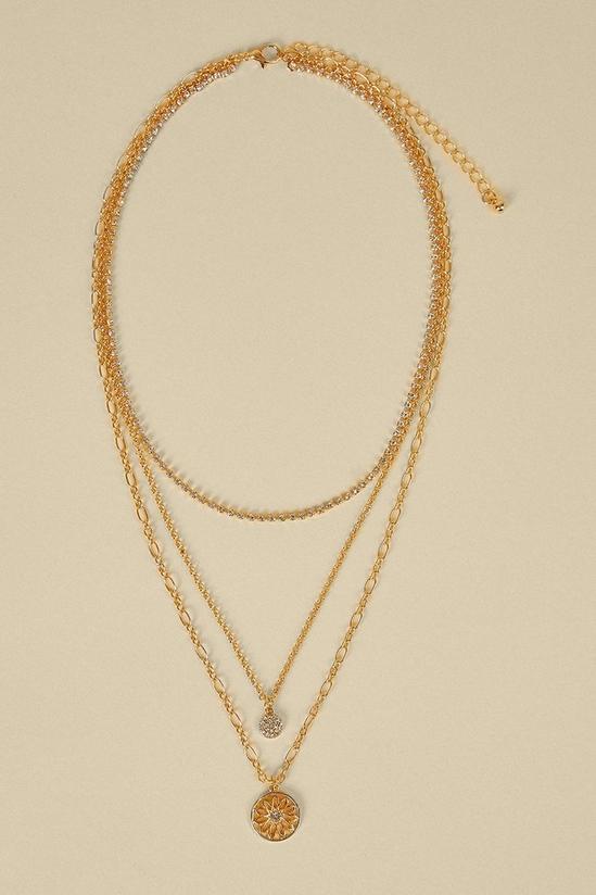 Oasis Disk Layered Necklace 1