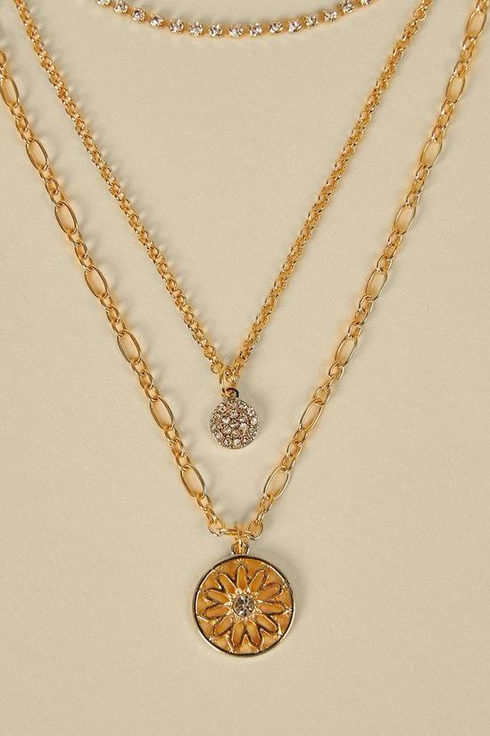 Oasis Disk Layered Necklace 2