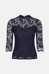 Oasis Lace High Neck Top thumbnail 5