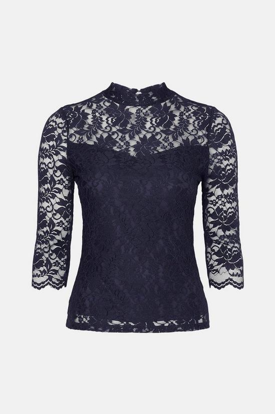 Oasis Lace High Neck Top 5