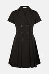 Oasis Button Front Pleated Shift Dress thumbnail 5
