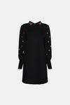 Oasis Embroidered Long Sleeve Collared Dress thumbnail 4