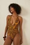 Oasis Baroque Belted Swimsuit thumbnail 2