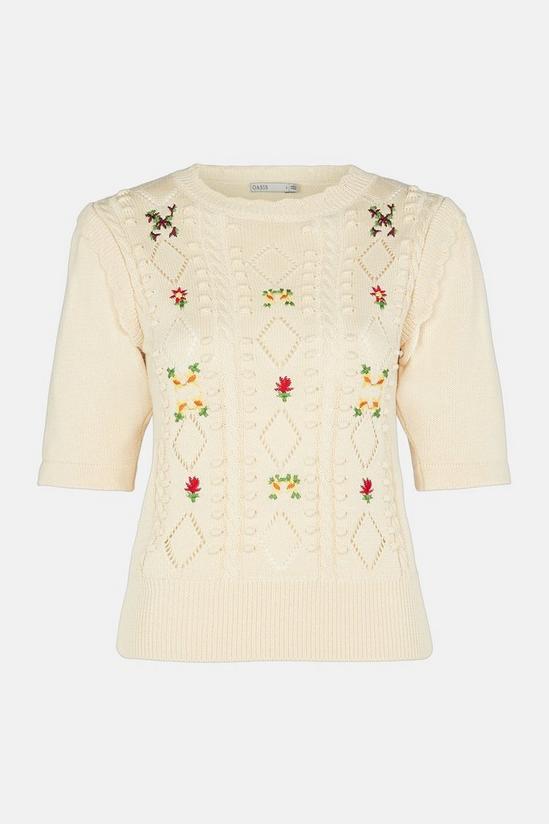 Oasis Embroidered Floral Top 5