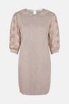 Oasis Broderie Sleeve Sweat Dress thumbnail 5