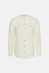 Oasis Silk Cotton Shirt With Pockets thumbnail 5