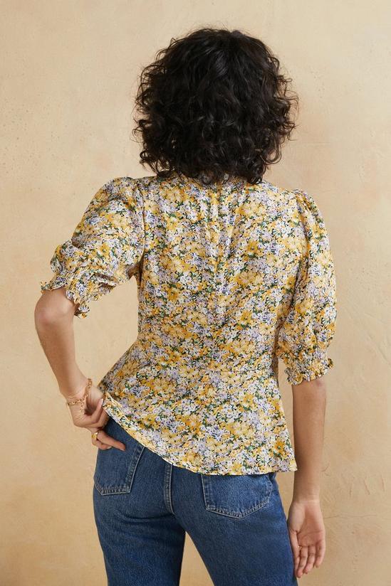 Oasis Ditsy Floral Tea Top 3
