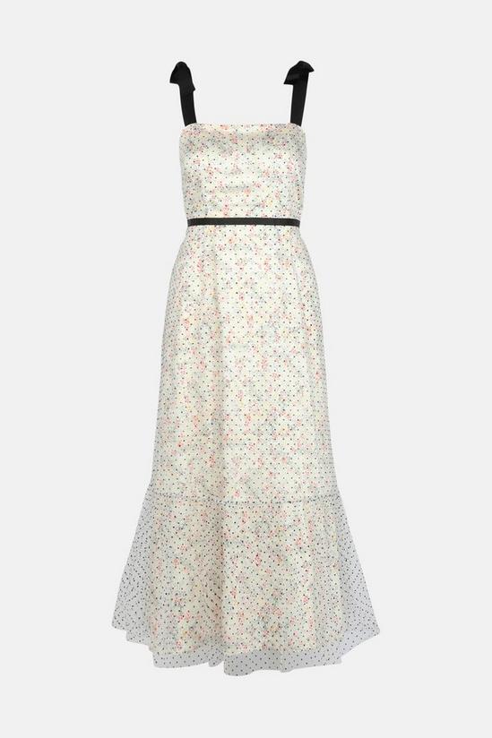Oasis Floral Print Tie Detail Midi Dress 5