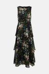 Oasis Floral Printed Layered Midi Dress thumbnail 4