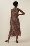 Oasis Floral All Over Pleated Halter Midi Dress thumbnail 3