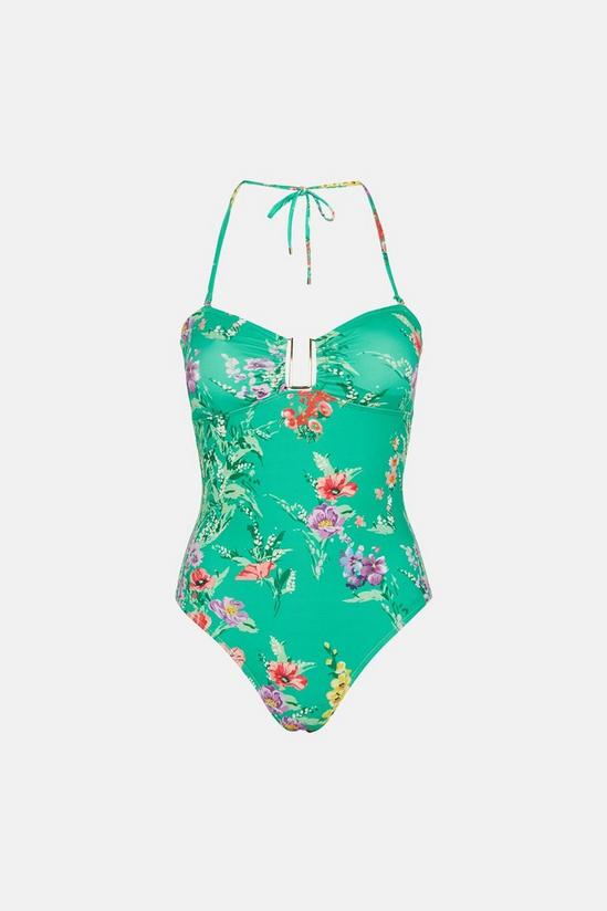 Oasis Halter Neck Floral Swimsuit 5