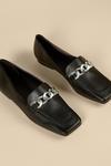 Oasis Chain Trim Square Toe Contrast Stitch Loafer thumbnail 3