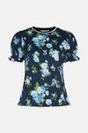 Oasis Riley Rose Printed Heavy Weight T Shirt thumbnail 5