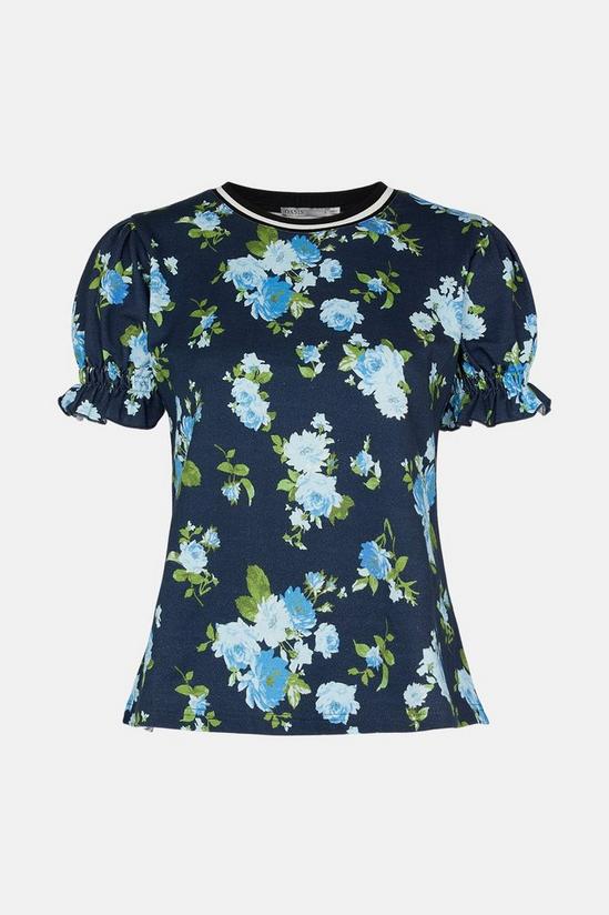 Oasis Riley Rose Printed Heavy Weight T Shirt 5