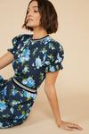 Oasis Riley Rose Printed Sweat Dress thumbnail 1