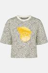 Oasis Cotton Lemon Printed T Shirt thumbnail 4