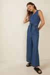 Oasis Belted Zip Through Jumpsuit thumbnail 1