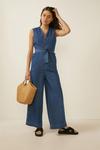 Oasis Belted Zip Through Jumpsuit thumbnail 2