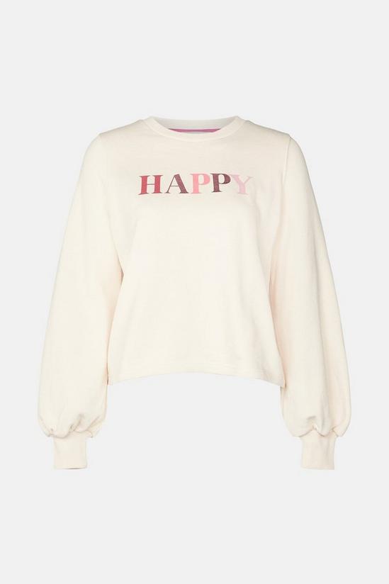Oasis Happy Foil Printed Sweatshirt 5