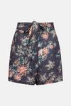 Oasis Linen Look Floral Shorts thumbnail 5