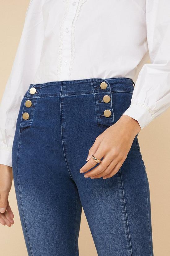 Oasis Button Front Jean 4