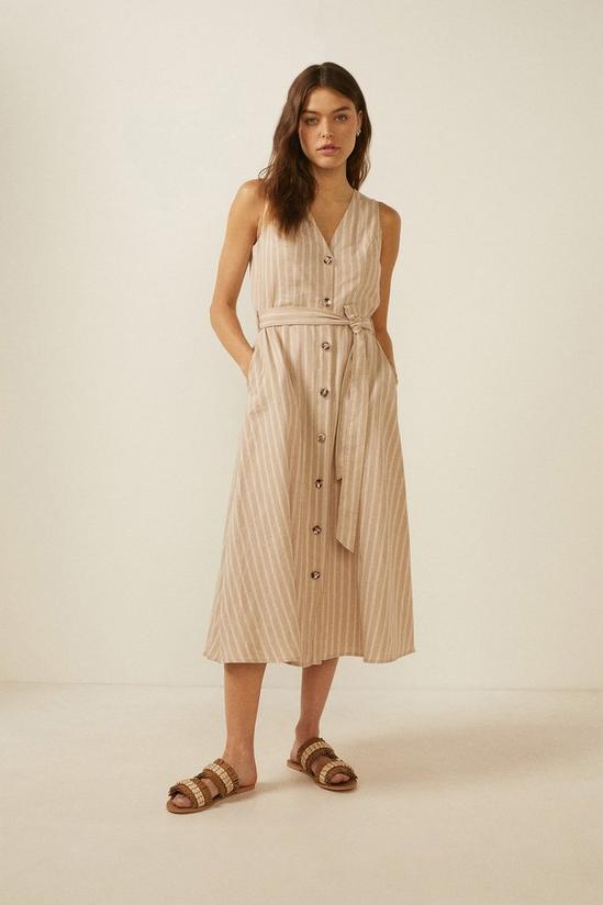 Oasis Striped Tailored Dress 1
