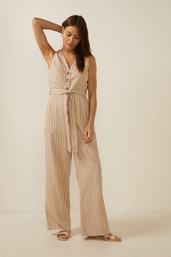 Oasis Striped Tailored Jumpsuit 2