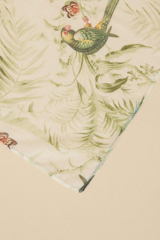 Oasis Floral Parrot Lightweight Scarf 2
