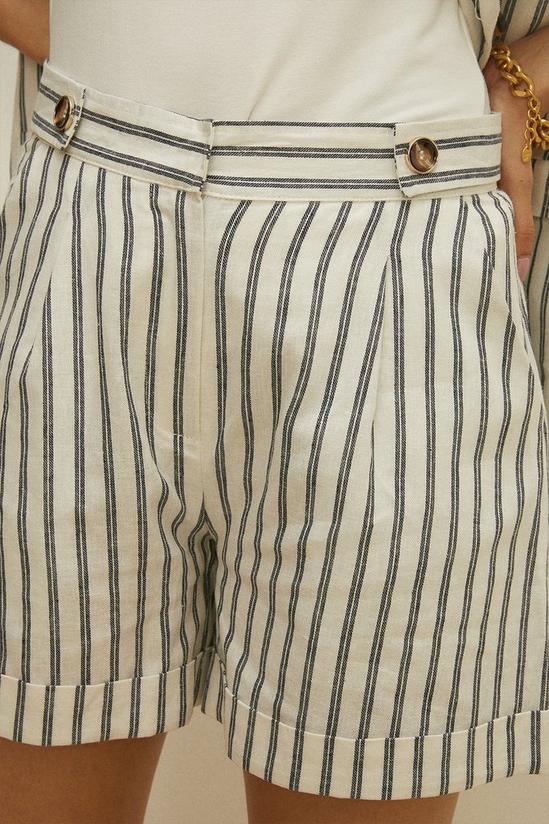Oasis Striped Tailored Shorts 2