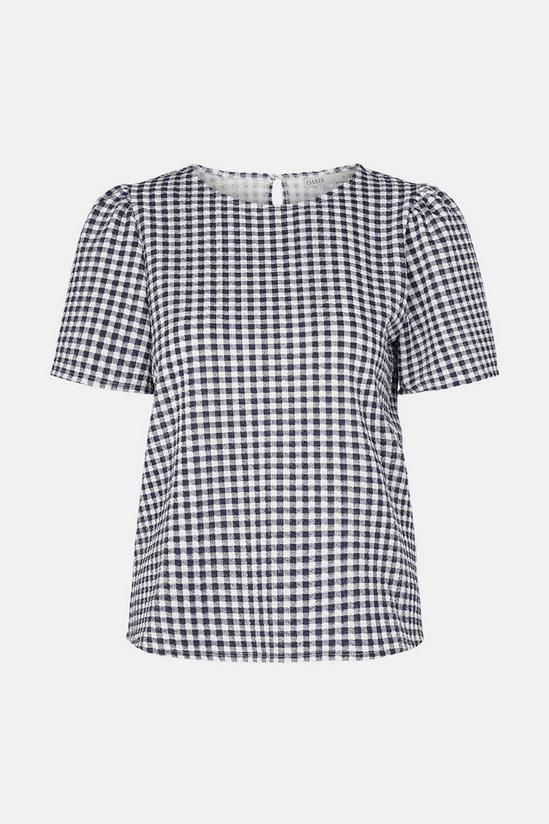 Oasis Gingham Textured Top 5