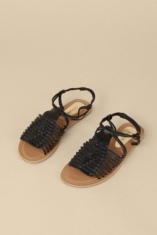 Oasis Leather Strappy Sandal 2