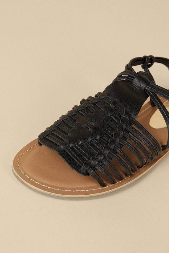Oasis Leather Strappy Sandal 3