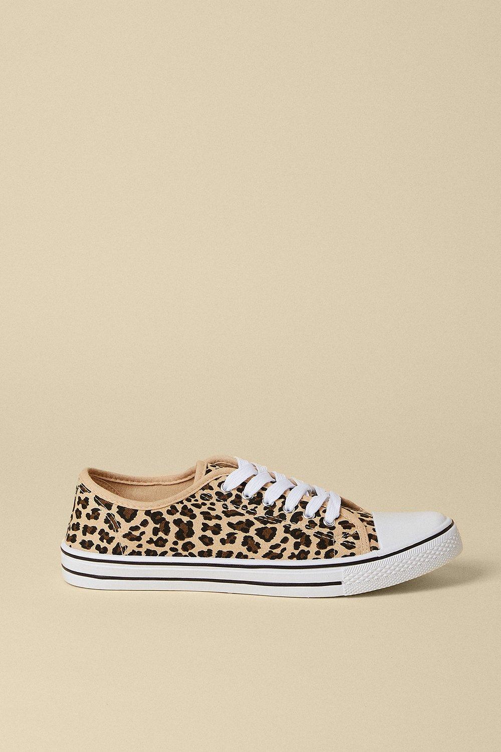 Oasis leopard sale print trainers