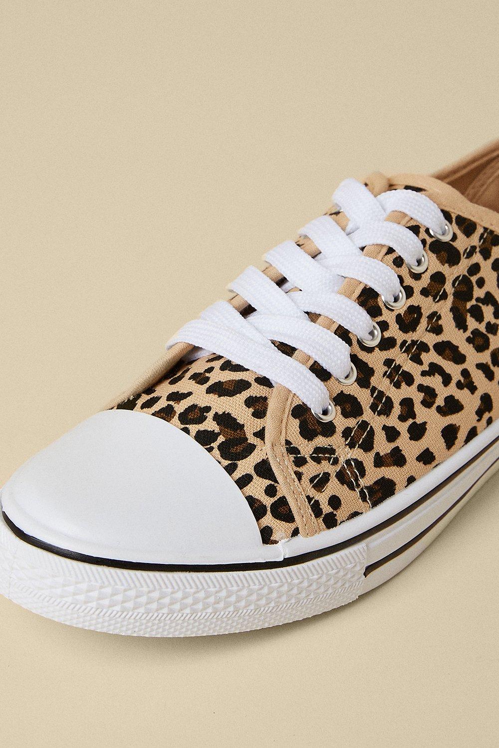 Oasis leopard print trainers hot sale