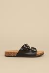 Oasis Double Buckle Footbed Slider thumbnail 1