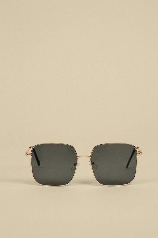 Oasis Metal Trimmed Square Sunglasses 1