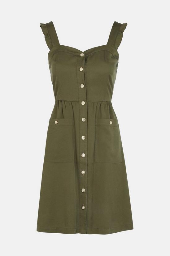 Oasis Button Through Mini Dress 5