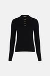 Oasis Knitted Polo Neck Jumper thumbnail 4